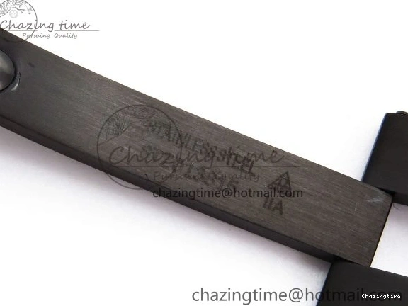 0413 Speedmaster Black Benom PVD Moon RMF Best Edition on PVD Bracelet Lemania HW WrinkleFree 7727